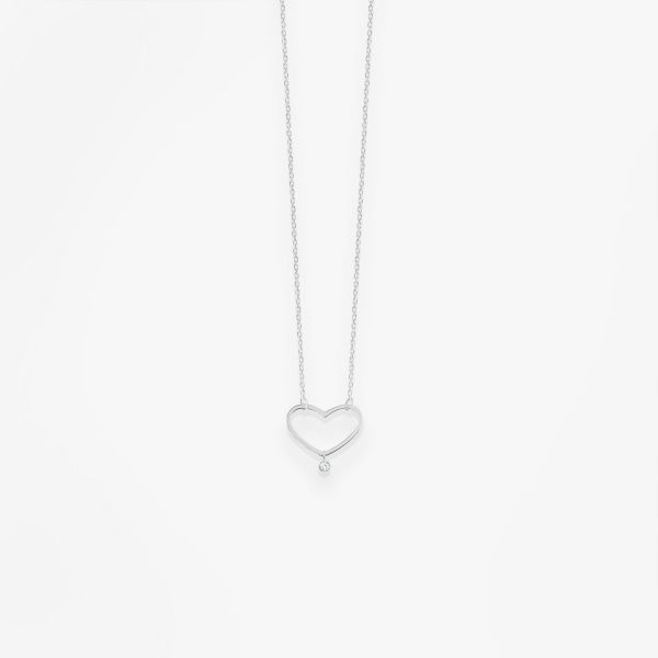 Collier Vanrycke Paris Angie Or blanc 18k diamant