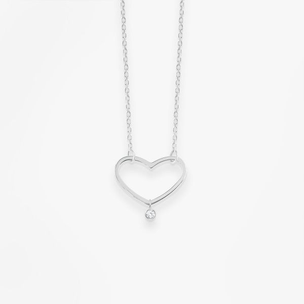 Collier Vanrycke Paris Angie Or blanc 18k diamant