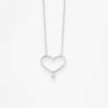 Collier Vanrycke Paris Angie Or blanc 18k diamant