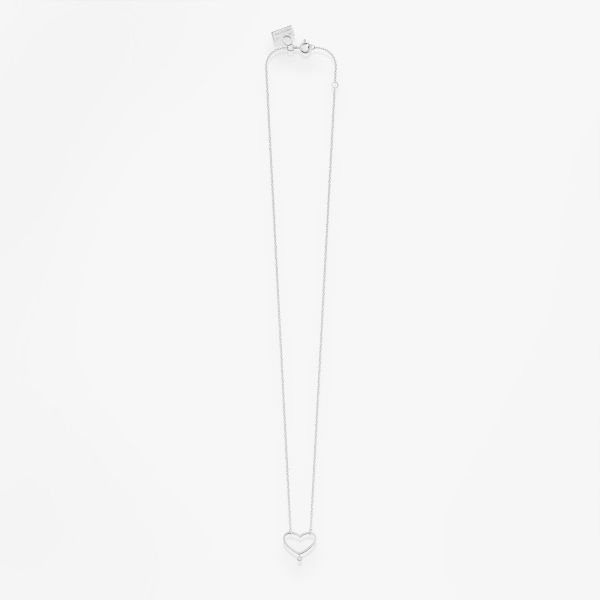 Collier Vanrycke Paris Angie Or blanc 18k diamant