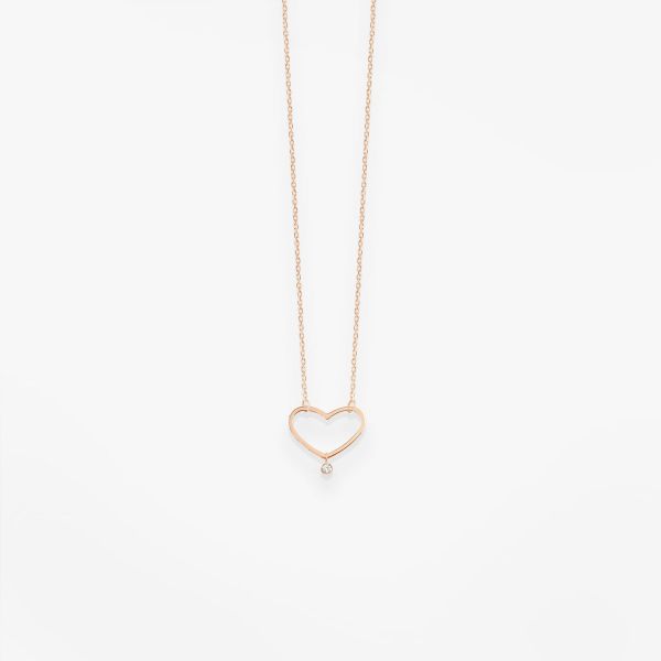 Collier Vanrycke Paris Angie Or rose 18k diamant