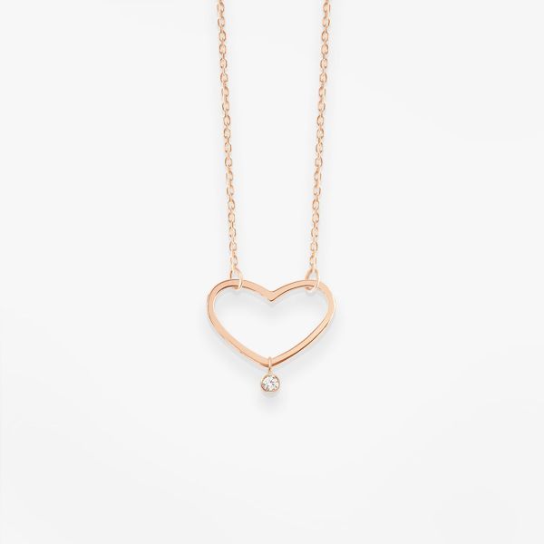 Collier Vanrycke Paris Angie Or rose 18k diamant