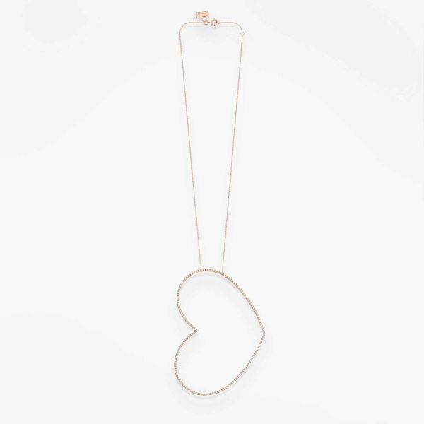 Collier Vanrycke Paris Angie Or rose XL 18k diamants