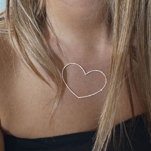 Collier Vanrycke Paris Angie Or rose XL 18k diamants