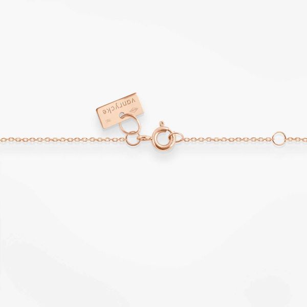Collier Vanrycke Paris Angie Or rose XL 18k diamants