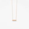 Collier Vanrycke Paris Bonnie and Clyde Or rose 18k