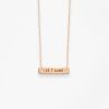 Collier Vanrycke Paris Bonnie and Clyde Or rose 18k