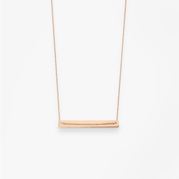 Collier Vanrycke Paris Bonnie and Clyde Or rose 18k