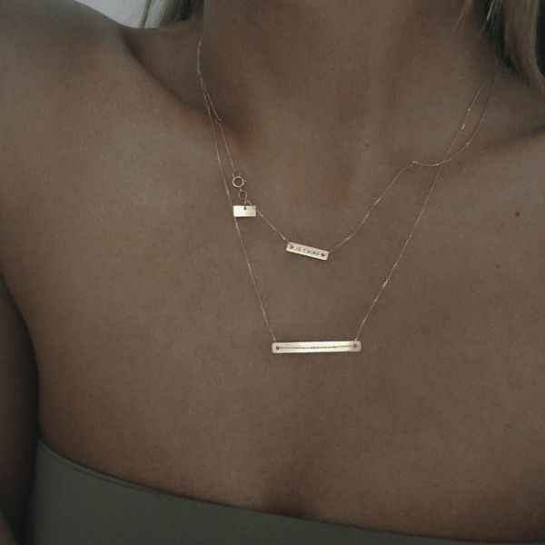 Collier Vanrycke Paris Bonnie and Clyde Or rose 18k