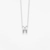Collier Vanrycke Paris Charlie Or blanc 18k diamant