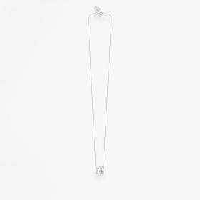 Collier Vanrycke Paris Charlie Or blanc 3 anneaux diamant