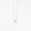 Collier Vanrycke Paris Charlie Or blanc 3 anneaux diamant