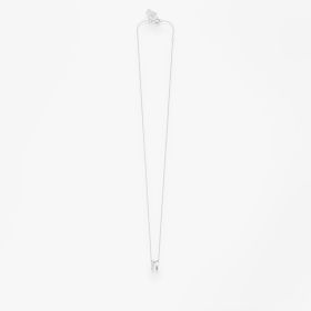 Collier Vanrycke Paris Charlie Or blanc 2 anneaux diamants