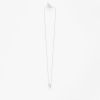 Collier Vanrycke Paris Charlie Or blanc 2 anneaux diamants