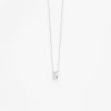 Collier Vanrycke Paris Charlie Or blanc 2 anneaux diamants