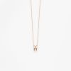 Collier Vanrycke Paris Charlie Or rose 2 anneaux diamant