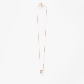 Collier Vanrycke Paris Charlie Or rose 3 anneaux diamants