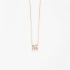 Collier Vanrycke Paris Charlie Or rose 3 anneaux diamants