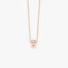Collier Vanrycke Paris Cubix Or rose 18k diamants