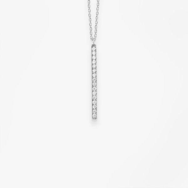 Collier Vanrycke Paris Medellin Or blanc 18k diamants
