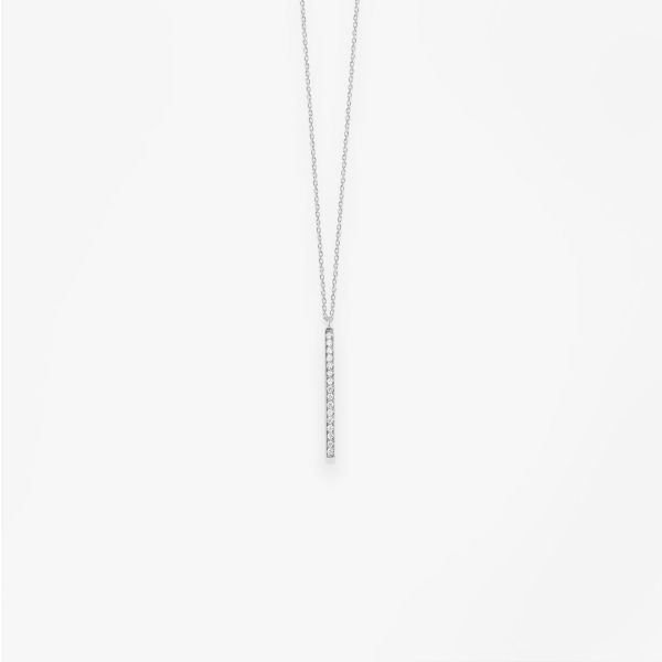Collier Vanrycke Paris Medellin Or blanc 18k diamants