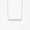 Collier Vanrycke Paris Medellin Horizontal Or blanc diamants