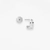 Mono Boucle Vanrycke Charlie Or blanc 18k diamant oreille gauche