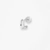 Mono Boucle Vanrycke Charlie Or blanc 18k diamants oreille droite
