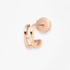 Mono Boucle Vanrycke Charlie Or rose 18k diamant oreille droite