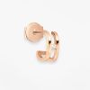 Mono Boucle Vanrycke Charlie Or rose 18k diamant oreille gauche