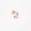 Mono Boucle Vanrycke Charlie Or rose 18k diamant oreille gauche