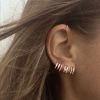 Mono Boucle Vanrycke Charlie Or rose 18k diamant oreille gauche