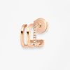 Mono Boucle Vanrycke Charlie Or rose 18k diamants oreille droite