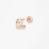 Mono Boucle Vanrycke Charlie Or rose 18k diamants oreille droite