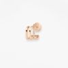 Mono Boucle Vanrycke Charlie Or rose 18k diamants oreille droite