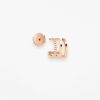 Mono Boucle Vanrycke Charlie Or rose 18k diamants oreille gauche