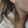 Mono Boucle Vanrycke Paris Coachella Or rose 18k taille M