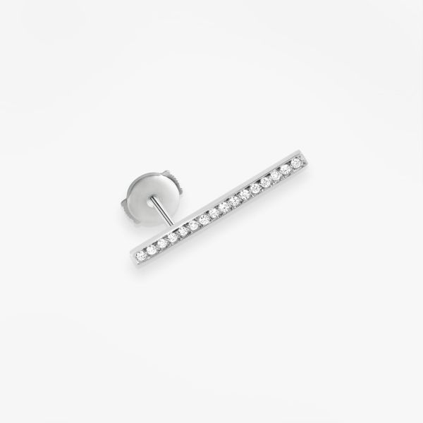 Mono Boucle Vanrycke Paris Medellin Or blanc 18k diamants