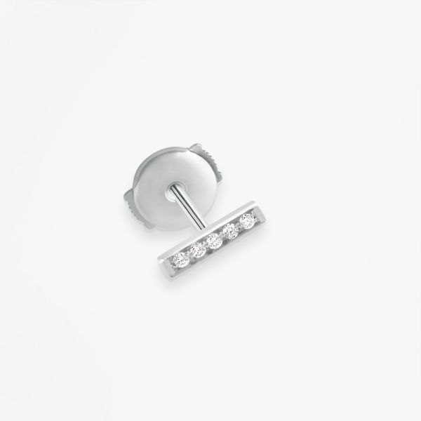 Mono Boucle Vanrycke Paris Medellin Or blanc 18k diamants