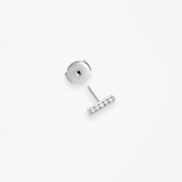 Mono Boucle Vanrycke Paris Medellin Or blanc 18k diamants