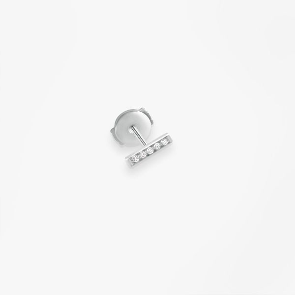 Mono Boucle Vanrycke Paris Medellin Or blanc 18k diamants