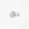 Puce d'oreille Vanrycke Paris Valentine Or blanc 18k diamant