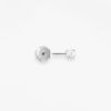 Puce d'oreille Vanrycke Paris Valentine Or blanc 18k diamant