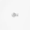 Puce d'oreille Vanrycke Paris Valentine Or blanc 18k diamant