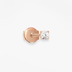 Puce d'oreille Vanrycke Paris Valentine Or rose 18k diamant