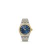 Montre Femme Tudor Royal 28mm Or Jaune Cadran Bleu Index Diamants