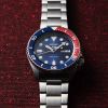 Montre Seiko 5 Automatique Pepsi Bracelet Métal