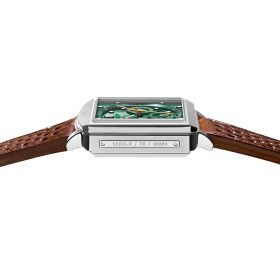 Montre Depancel Série-R01 Green Calendrier Automatique Bracelet Racing Marron