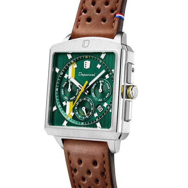 Montre Depancel Série R - F-BACK - DUSK BLUE Bracelet Cuir