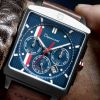 Montre Depancel Série R - F-BACK - DUSK BLUE Bracelet Cuir